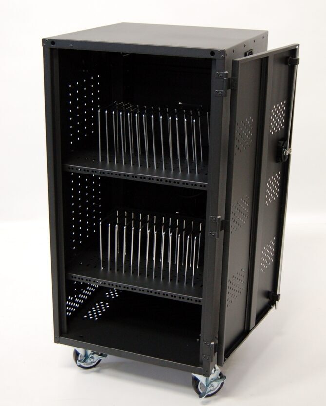 Portatīvo datoru uzlādes skapis VEGA 32T/16NBM (metāla, 32 planšetēm vai Chromebook/16 portatīvajiem datoriem)