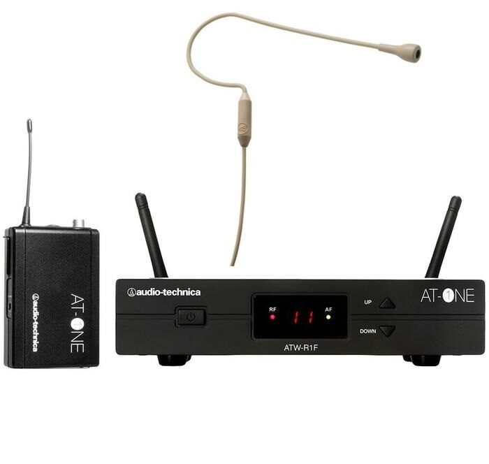 Bezvadu mikrofona komplekts Audio-Technica AT-One ATW-11F ar PRO92CW-TH 