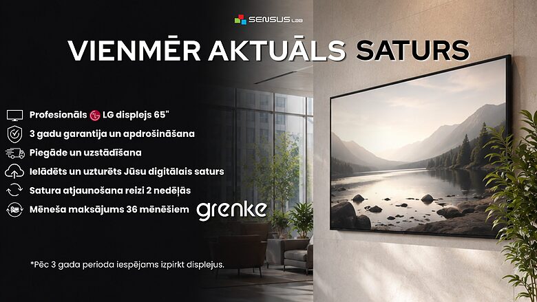 LG UH5Q-E 65″ noma ar satura pārvaldīšanu