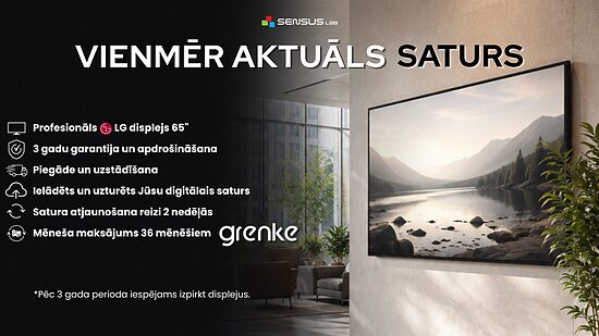 LG UH5Q-E 65″ noma ar satura pārvaldīšanu