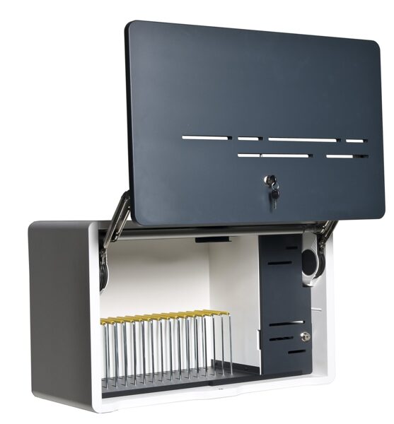 Sienas uzlādes skapis (USB, 16 planšetēm/viedtālruņiem)