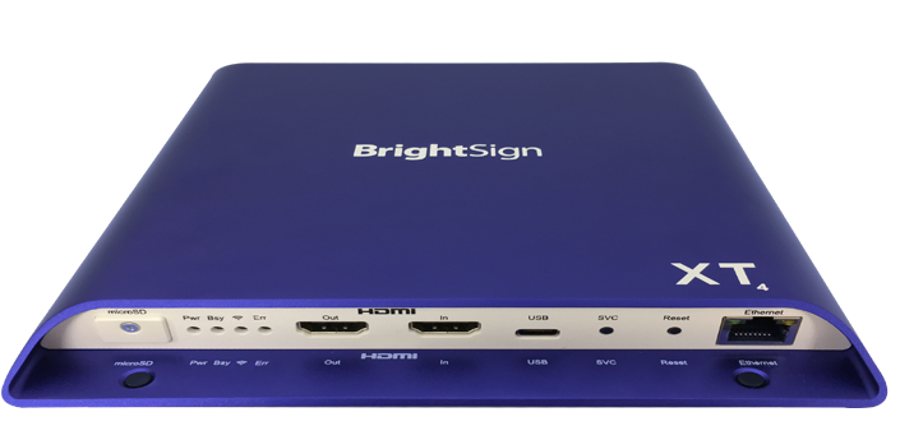 Enterprise 4K Player, Netzwerk, Interaktiv, GPIO, BrightSign XT1144