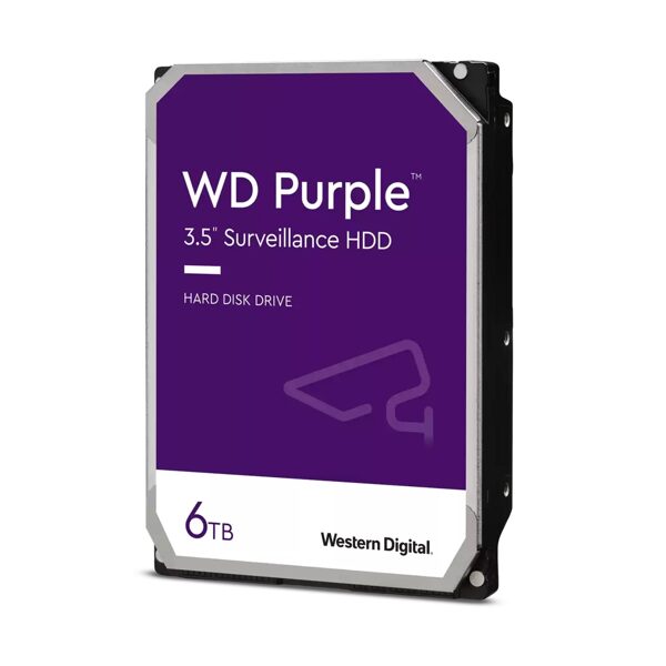 6TB WD Purple Surveillance cietais disks WD63PURZ 